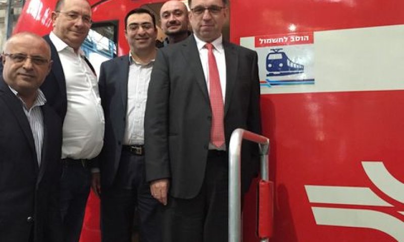 מייקל פורר, ניקה שימחוביץ', חוסאם בשארה, בני לביא ודיב פראג' [צילום: עופר הירש]