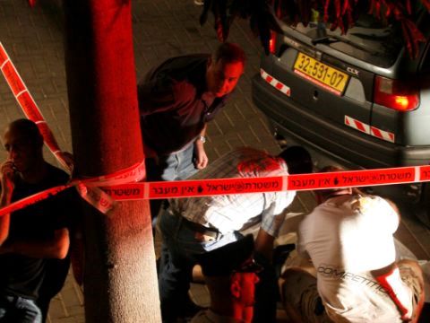 זירת הרצח [צילום: פלאש 90]