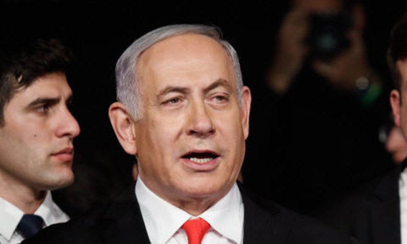 נתניהו. האשים את גנץ בתלות באחמד טיבי [צילום: אוליבה פיטוסי/פלאש 90]
