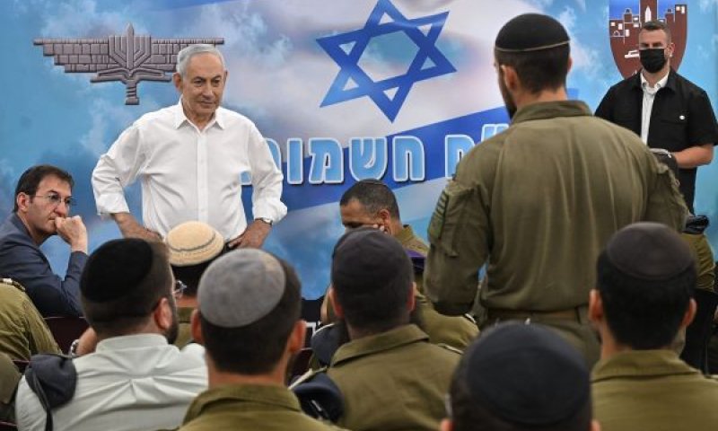 נתניהו. בכנס חטיבת החשמונאים [צילום: חיים צח/לע"מ]