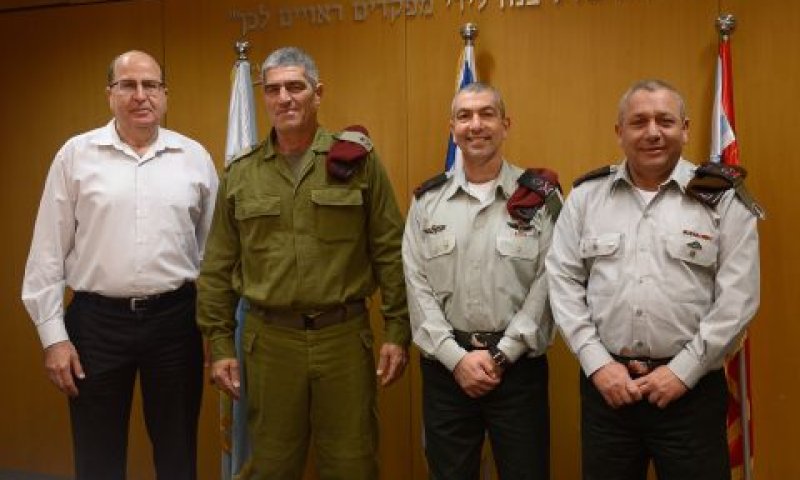 גדי איזנקוט, רוני נומה, טל רוסו ומשה יעלון[צילום: דו"צ]