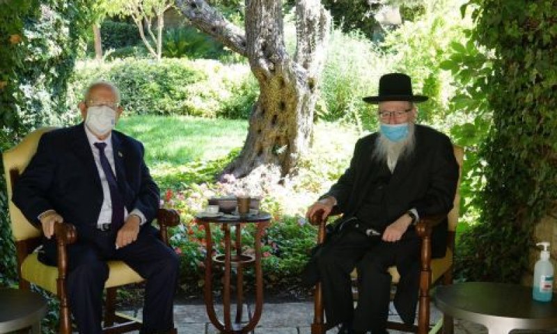 ליצמן וריבלין בפגישתם