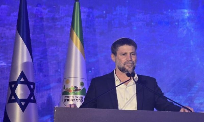 סמוטריץ'. דורש הכרעה ביהודה ושומרון