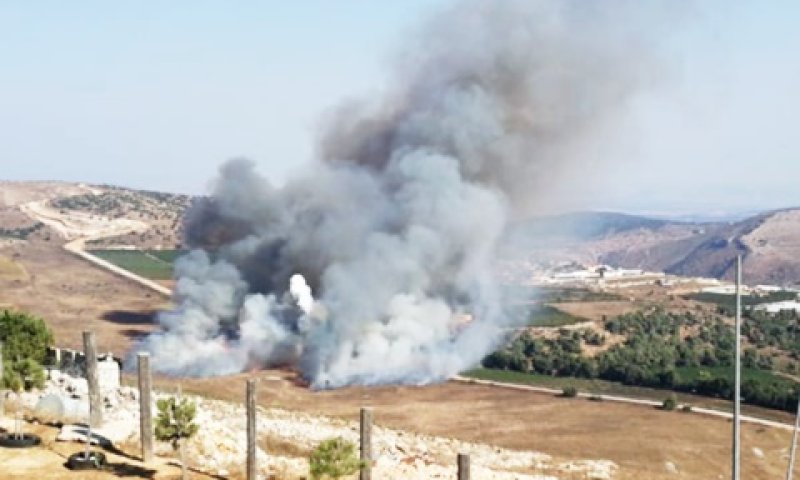 זירת הירי בגבול הצפון, היום