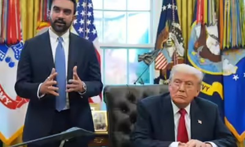 טראמפ וממדאני. מקדמים פרויקט דיור חסר תקדים [צילום: AP]