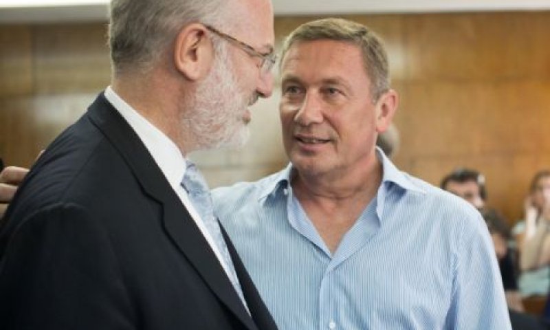 אלשטיין ודנקנר. זה שנכנס וזה שיוצא [צילום: פלאש 90]