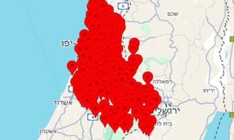 התרעות מוקדמות באזורים נרחבים במרכז הארץ [צילום: שימוש לפי סעיף 27א]