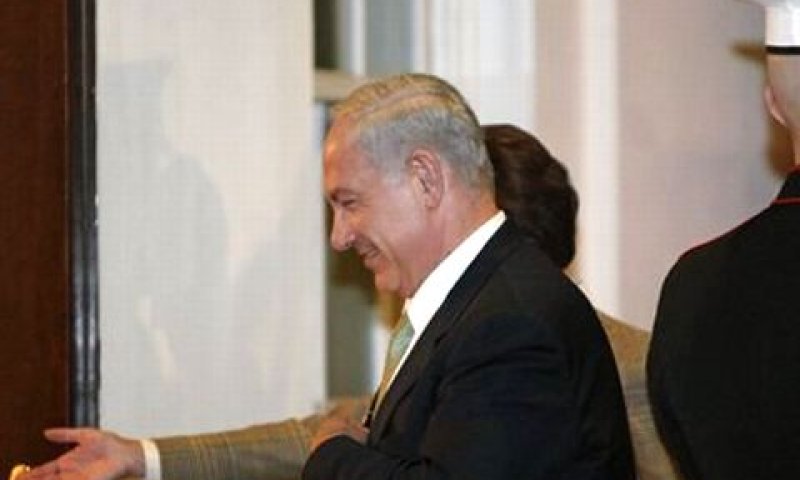 נתניהו לאחר הפגישה [צילום: AP]