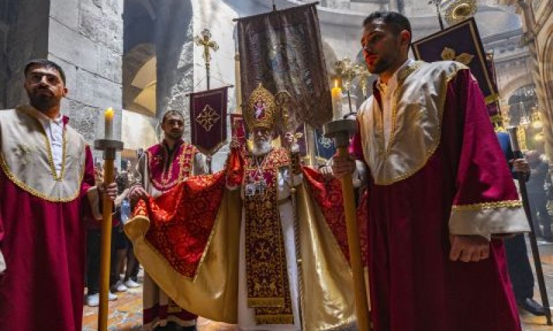 חג הפסחא, היום בכנסיית הקבר [צילום: אוליביה פיטוסי, פלאש 90]