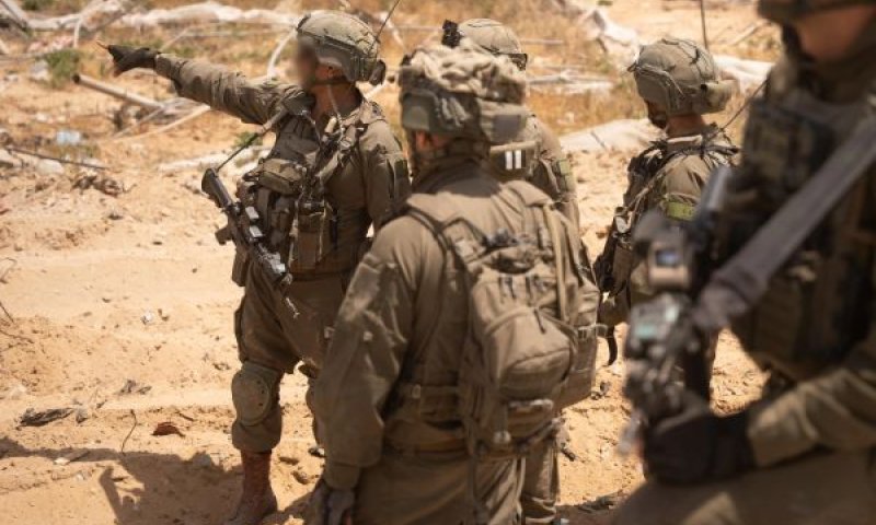 כוחותינו ברצועת עזה [צילום: דובר צה''ל]