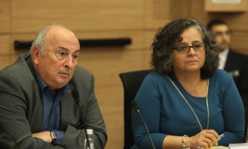 עאידה תומא סלימאן ואלי אלאלוף [צילום: יצחק הררי/דוברות הכנסת]