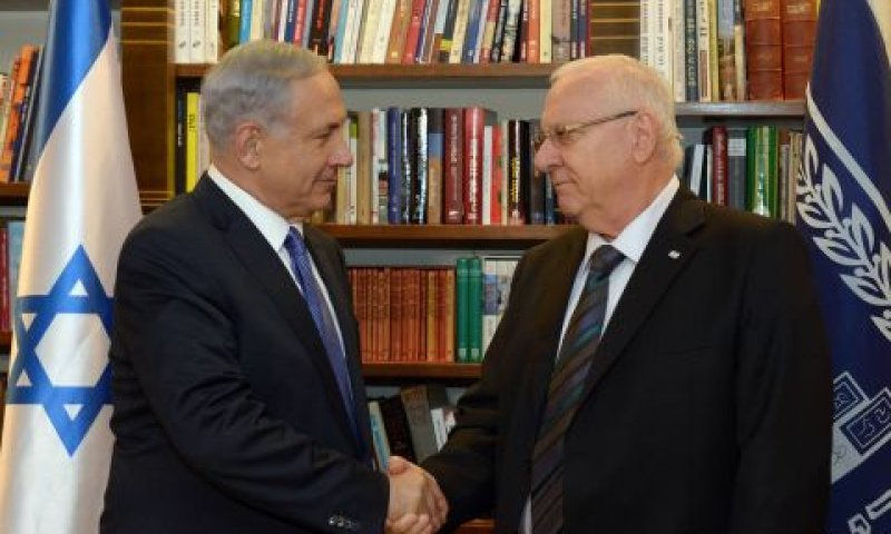 נתניהו וריבלין. מושא להתקפה [צילום: חיים צח/לע"מ]
