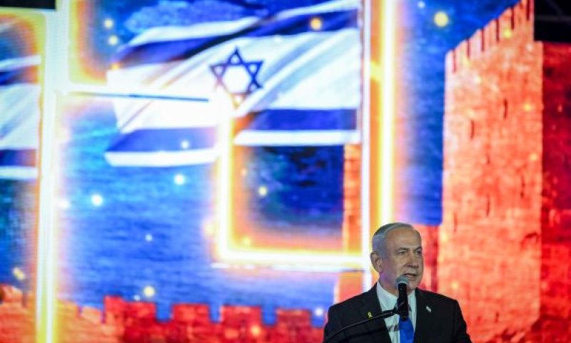 נתניהו בחגיגות יום ירושלים. אופטימיות זהירה [צילום: אריה לייב אברמס/פלאש 90]
