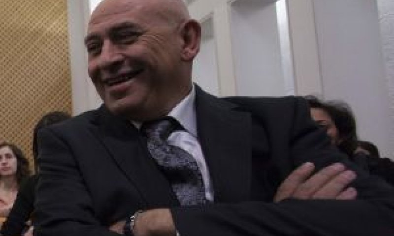 גטאס. בדרך מחוץ לכנסת [צילום: יונתן זינדל/פלאש 90]