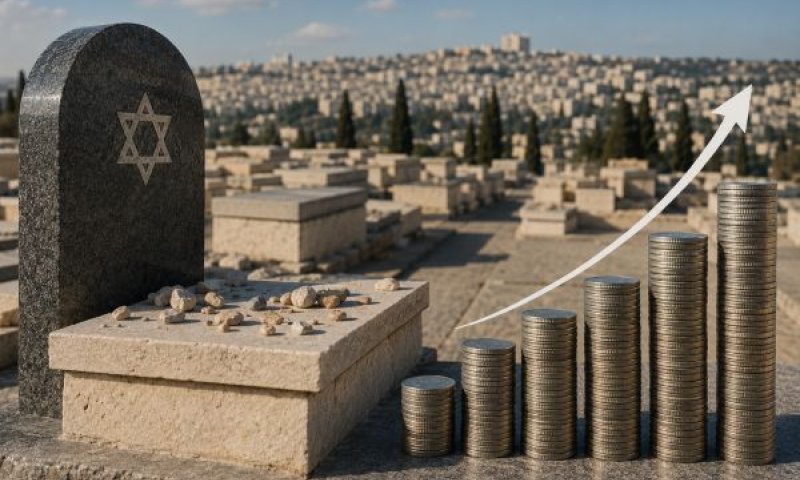 מחירי הקברים נשחקו מול עלויות הפיתוח [עיבוד AI]