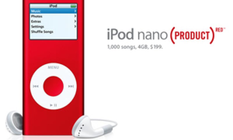[הגרסא האדומה של ה-iPod Nano]