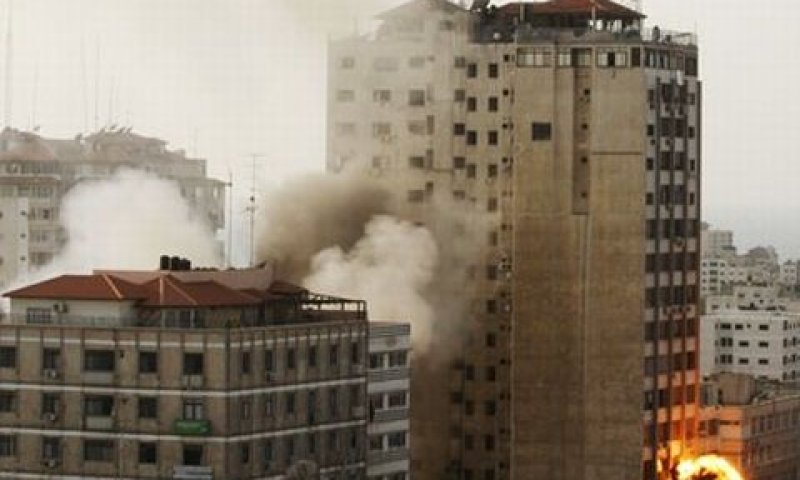תקיפה ישראלית בעזה [AP]