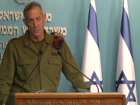 גנץ. "פעולה מורכבת" [צילום: מן הטלוויזיה]