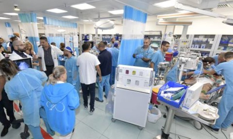 קליטת פצועים מירי חיזבאללה [צילום ארכיון: רוני אלברט]