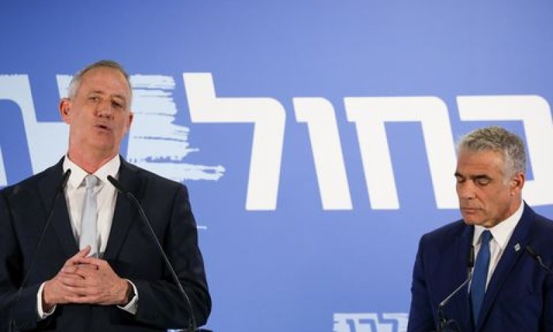 לפיד וגנץ. הקמנו מפלגת שלטון [צילום: נועם רבקין פנטון/פלאש 90]