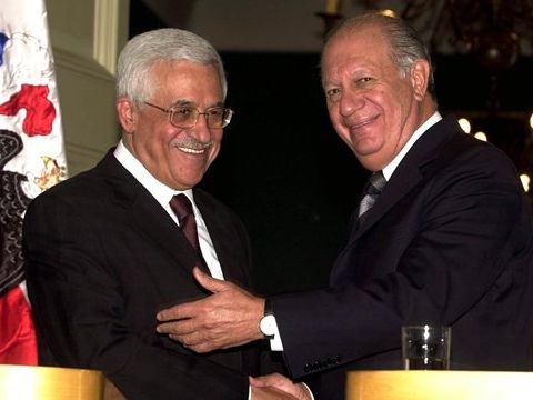 אבו מאזן ונשיא צ'ילה [AP]