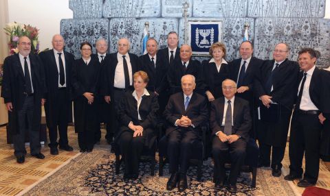 שופטי בית המשפט העליון המכהנים והמתמנים [צילום: מארק ניימן/לע"מ]