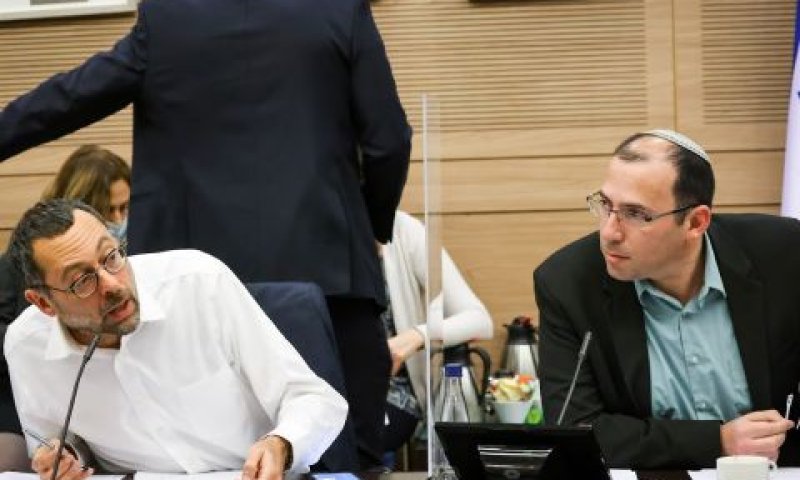 שמחה רוטמן, צבי האוזר [צילום: נועם מושקוביץ/דוברות הכנסת]