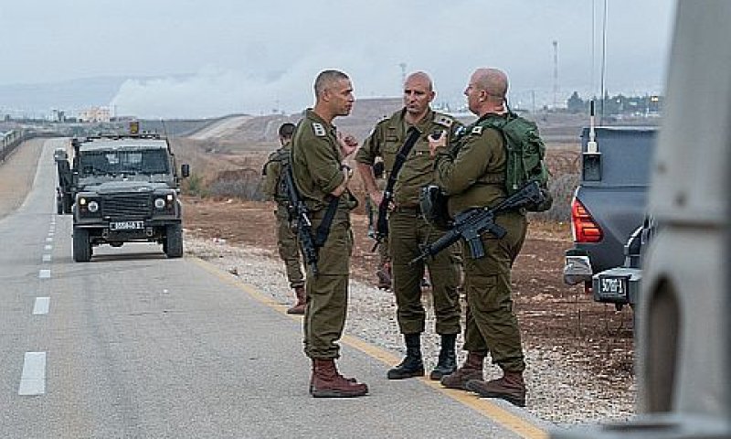 התחקיר סמוך למעבר ג'למה, היום [צילום: דובר צה"ל]