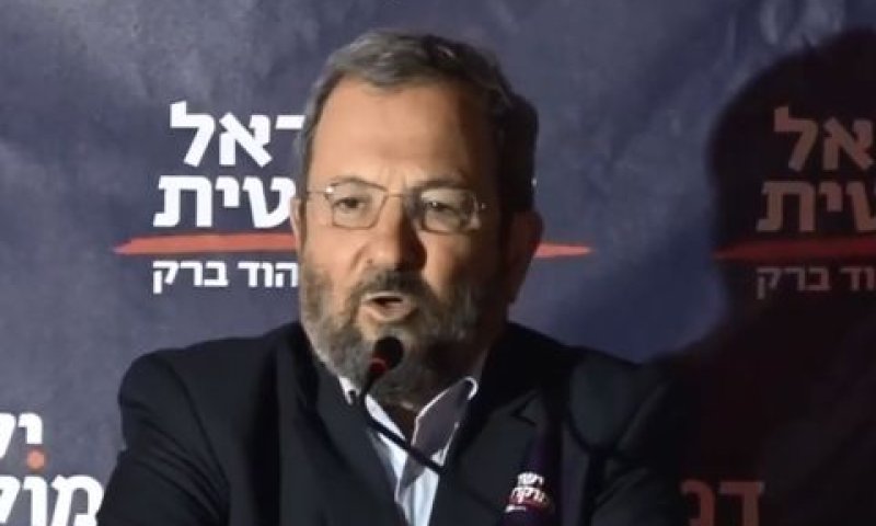ברק. נתניהו מסית נגדי [צילום: מן הטלוויזיה]