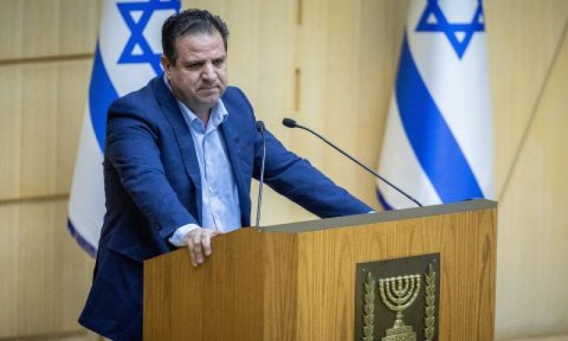 ח"כ איימן עודה. "לשחרר מעול הכיבוש" [צילום: יונתן זינדל/פלאש 90]