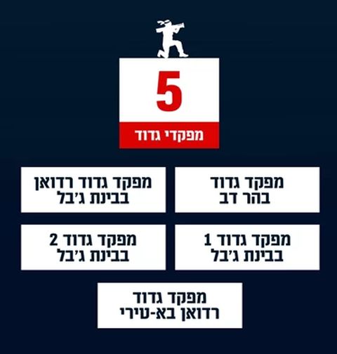 חוסלו 5 מפקדי גדוד [צילום: דו"צ]