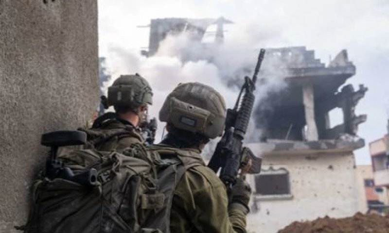 חיילי הנח"ל בבית חאנון [צילום: דובר צה"ל]