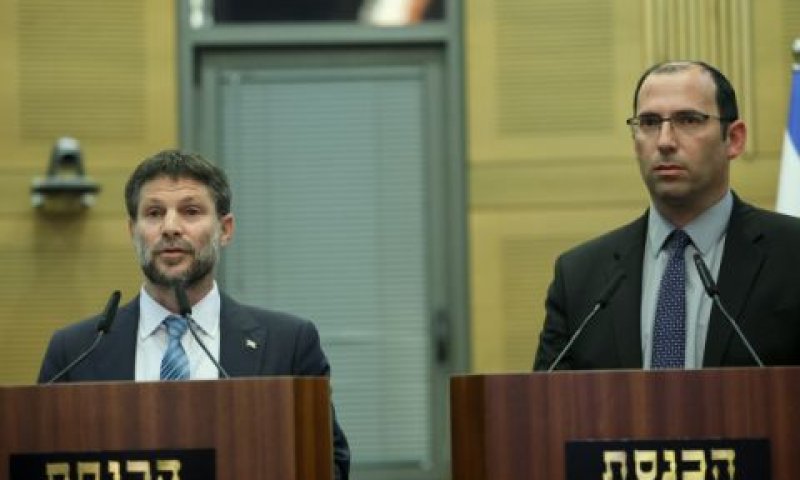 רוטמן וסמוטריץ' [צילום: יונתן זינדל/פלאש 90]