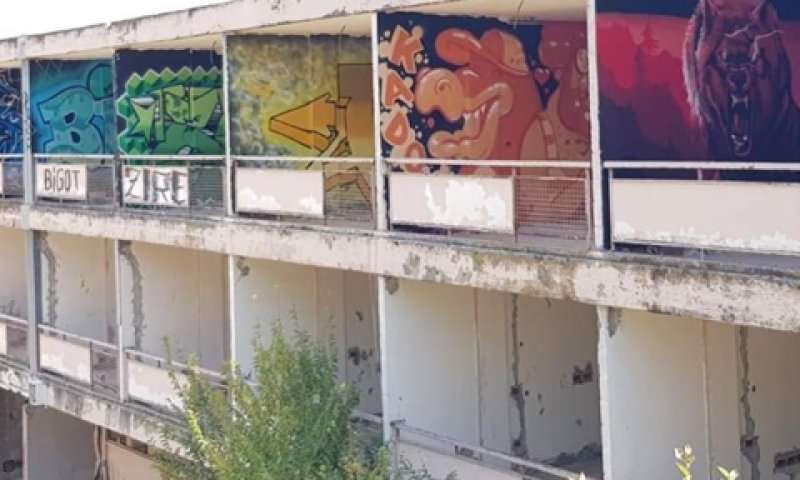 הריסת המבנה החלה השבוע [צילום: אבן צור תקשורת]