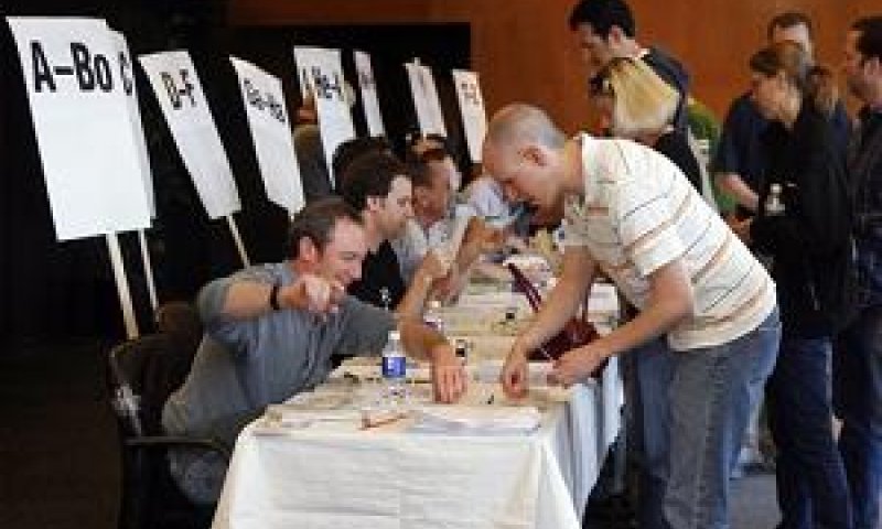 התסריטאים של הוליווד מצביעים (צילום AP)