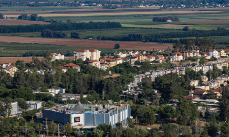 קריית שמונה. ממשיכה לספוג מטחים [צילום: דוד כהן/פלאש 90]