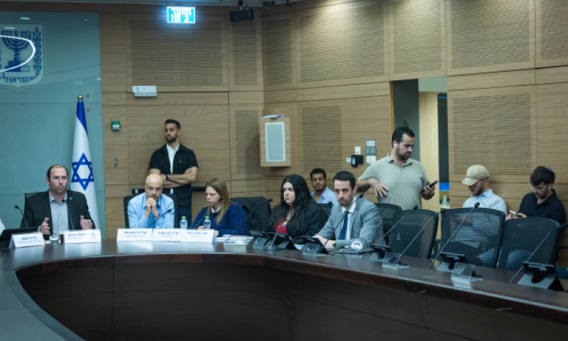 דיון סוער בוועדת חוקה [צילום: יונתן זינדל/פלאש 90]