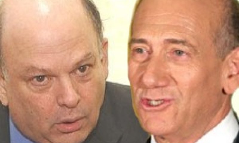 אולמרט, ביניש. בלתי אם נועדו [פלאש 90]