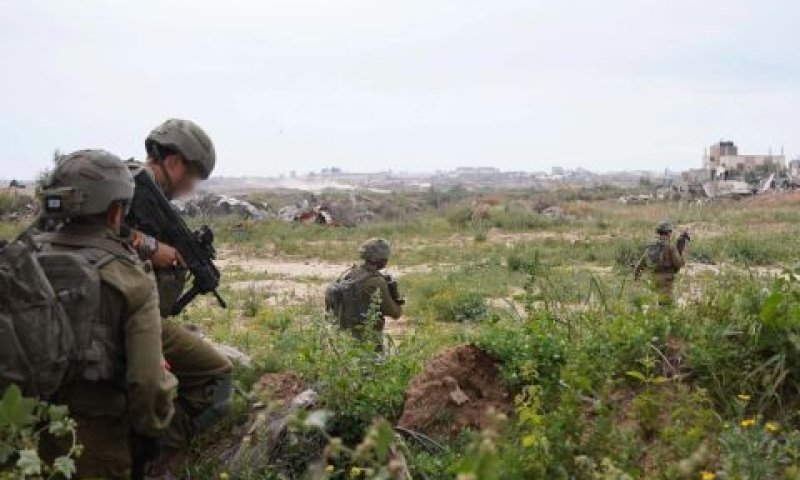 לוחמים בפעילות ברצועה [צילום: דובר צה''ל]