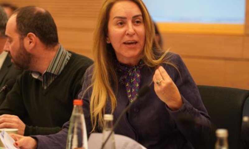 עדס בדיון. אוהלים מיוחדים עם אמצעי מיגון [צילום: עדינה ולמן, דוברות הכנסת]
