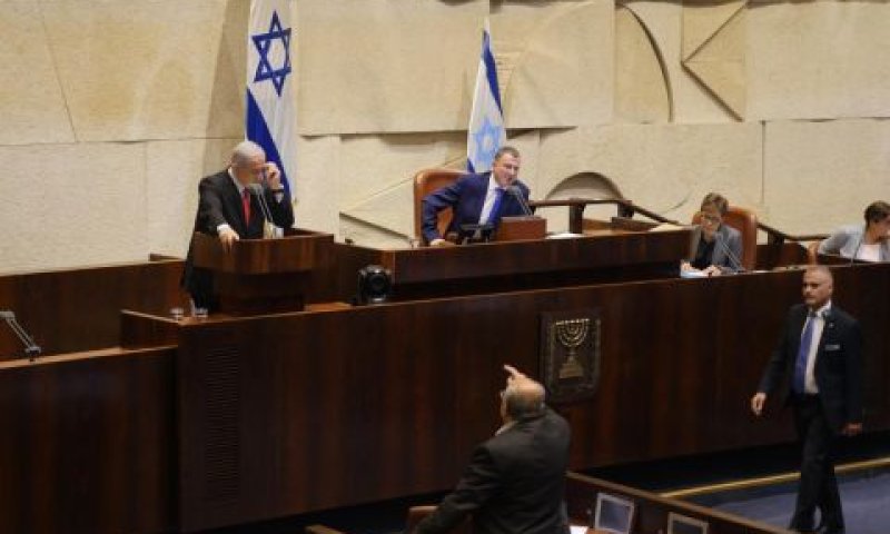 עימות בין נתניהו לטיבי [צילום: עדינה ולמן]