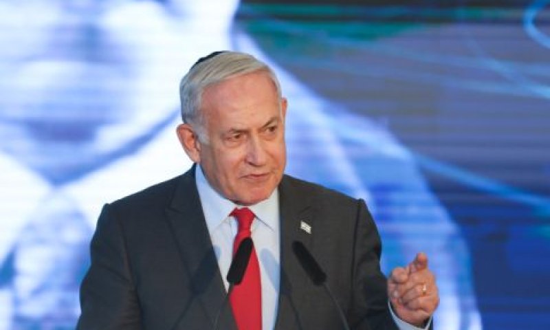 נתניהו השבוע באזכרה לז'בוטינסקי [צילום: נועם ריבקין פנטון/פלאש 90]