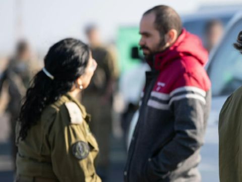 ירדן ביבס בבסיס רעים [צילום: דובר צה"ל]