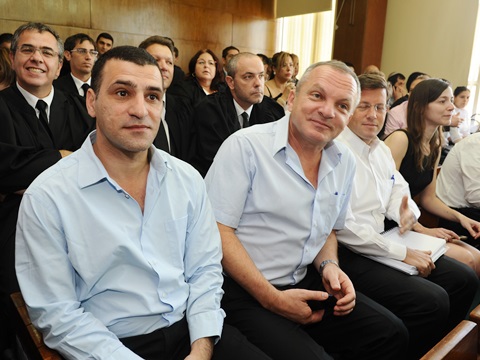 חיים גבריאלי, שוני אלבק ואברמי וול [צילום: תמר מצפי]