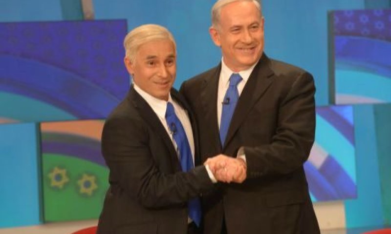 נתניהו של המציאות גבוה מאשר החיקוי [צילום: עמוס בן-גרשום/לע"מ]