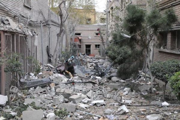 מכון פסטר. נהרס בהפצצה [צילום: רשתות חברתיות]