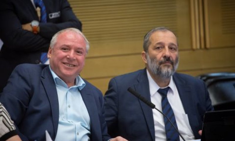 דרעי ואמסלם. חוסר הסכמה [צילום: מרים אלסטר/פלאש 90]