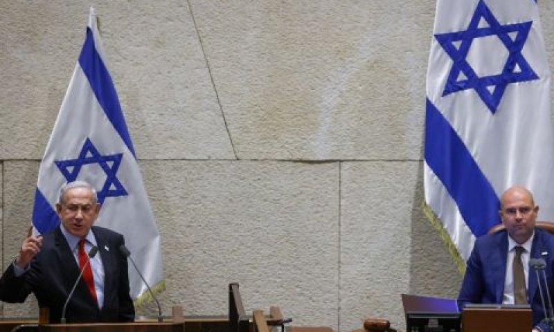 נאום ראש הממשלה [צילום: נועם מושקוביץ/דוברות הכנסת]