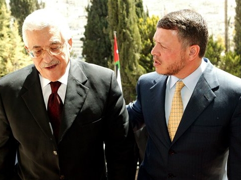 אבו מאזן יצא לעמאן ונפגש עם המלך [AP]