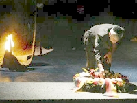 יושקה פישר ביד ושם [AP]